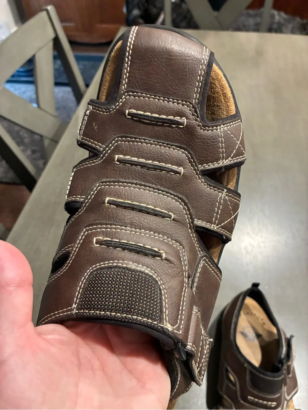 Men's Brown Dockers Fisherman Sandals